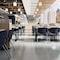 Flash Furniture HERCULES Series 880 lb. Capacity Navy Plastic Stack Chair with Titanium Gray Powder Coated Frame RUT-F01A-NY-GG - alternate 8